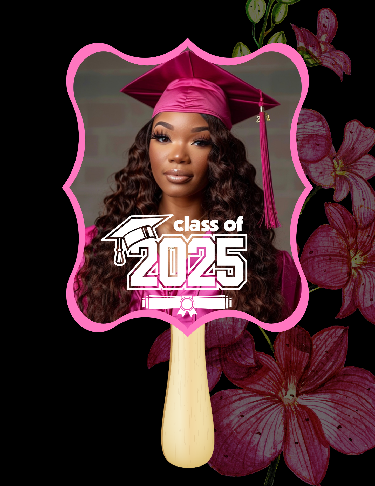 "Class Of 2025" Custom Graduation Fan